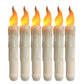6Pcs 6.7'' Flickering Battery Operated Candlesticks Window LED Flameless Candles