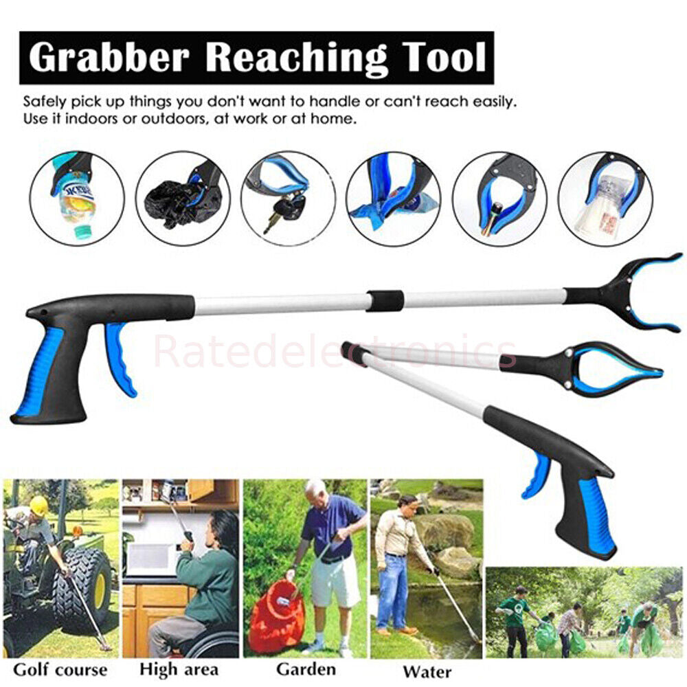 Industrial Grabber Tool Heavy Duty Pick up Stick Hand Grip Reach Trash Picker US