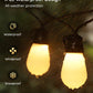 Smart Outdoor String Lights, 96Ft App Control Lights with 6 Scene Modes, IP65 Waterproof Shatterproof Patio Lights with 30 Dimmable Warm White LED Bulbs for for Balcony, Backyard, Party