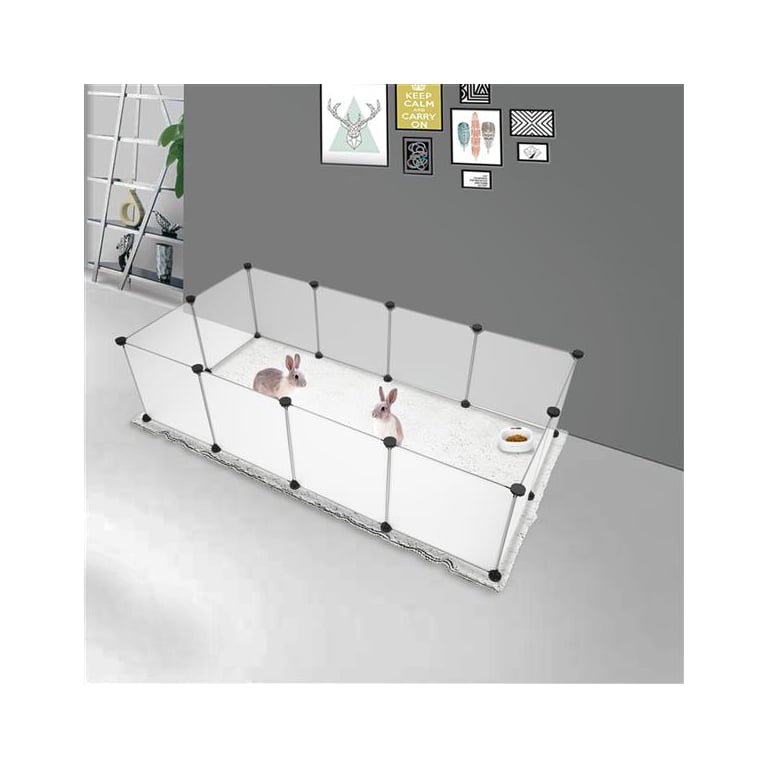 Foldable Dog Playpen Dog Excercise Pen Square Small Dog Fence Dog Play Pen Dog Play Yard Fence Pet Fencing for Dogs Fence Pet Exercise Pen Pet Fence Crate Fence