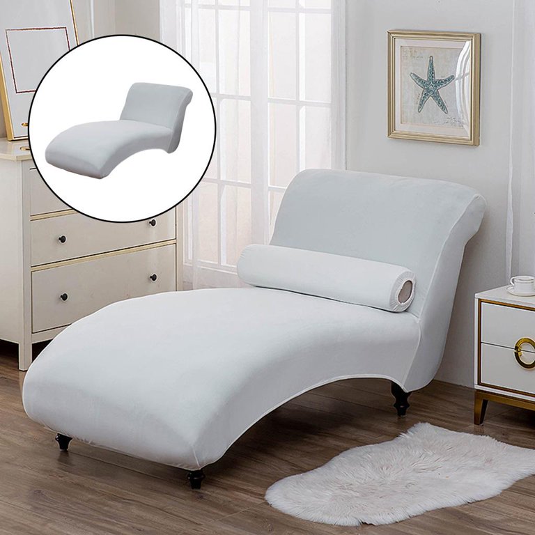 Machine Washable Cove Furnishing Cozy High Stretch Living Room Polyester Furniture Products Bedroom Non-Slip Aesthetic Decor White