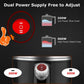 Electric Hot Pot Mini, 1.2 Liter Electric Cooker, Noodles Cooker, Electric Kettle with Multi-Function for Steam, Egg, Soup and Stew with Over-Heating Protection, Boil Dry Protection, Dual Power