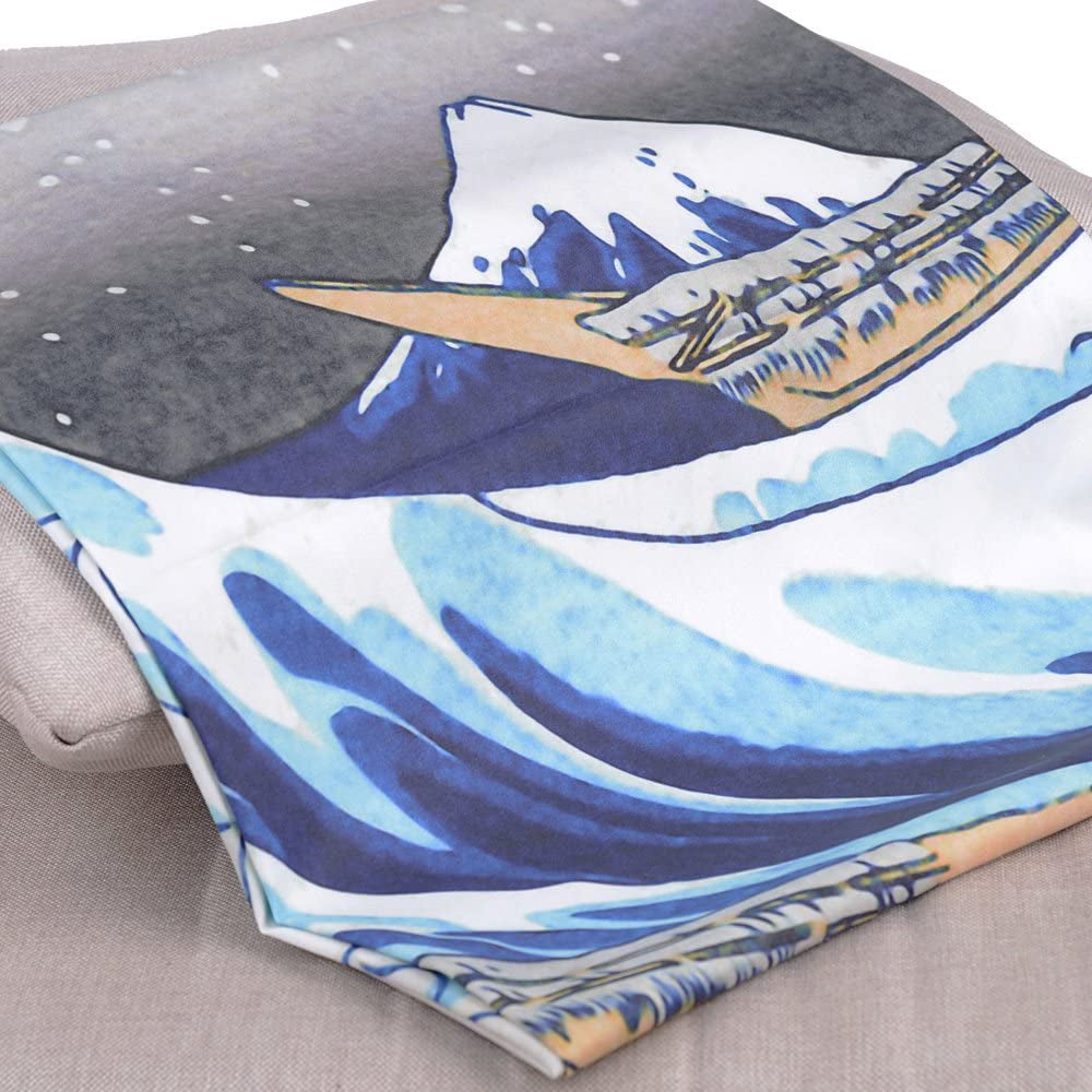 Tapestry Wall Hanging, Great Wave Kanagawa Wall Tapestry with Art Nature Home Decorations for Living Room Bedroom Dorm Decor in 51X60 Inches…