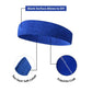 GOGO 6 Pieces Sports Headbands Terry Cloth Sweat Absorbing Head Band Navy