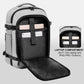 40L Travel Laptop Backpack for Men Women, Fit 17 Inch Notebook, Carry on Flight Approved Suitcase Backpack, Water Resistant Weekender Overnight Daypack, Grey