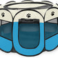 Portable Foldable Pet Puppy Playpen - Indoor Outdoor with Water Resistant Removable Shade Cover for Dog Cat Rabbit (Medium)