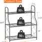 Plant Stand Rack 3 Tier Indoor Outdoor Multiple Holder Shelf,Black