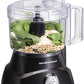 Food Processor & Vegetable Chopper for Slicing, Shredding, Mincing, and Puree, 8 Cup, Black