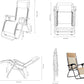 Outdoor Textilene Adjustable Zero Gravity Folding Reclining Lounge Chair with Pillow, Beige