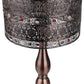 18 Inch Tall DIY Industrial Art Deco Retro Creative All Metal Table Lamps Bedroom,  Large Bronze Baroque Vintage Lights for Living Room