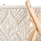 Macrame Magazine Rack Boho Magazine Holder Storage Standing Basket for Books, Newspapers, Swaddle Blanket, Living Room, Bathroom, Office, Nursery, Home Decor, Medium Size, 14’’L X 10’’W