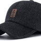 Winter for Men Outdoor Hat, Adjustable Warm Sport Golf Baseball Cap Hats Dad Caps Earflaps Thicken 55-60CM