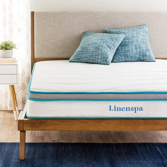 8 Inch Memory Foam and Innerspring Hybrid Mattress – Twin Mattress – Bed in a Box – Medium Firm Mattress