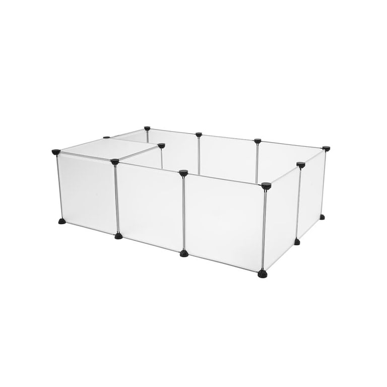 Foldable Dog Playpen Dog Excercise Pen Square Small Dog Fence Dog Play Pen Dog Play Yard Fence Pet Fencing for Dogs Fence Pet Exercise Pen Pet Fence Crate Fence