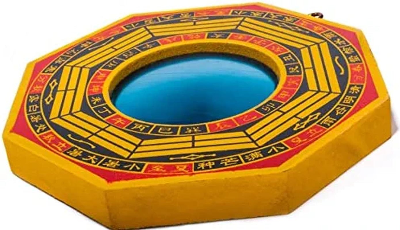 4 Inch Bagua Mirror Set of 2 for Protection; One Concave Mirror for Protection against Passive Negative Energy & One Convex Mirror for Protection against Active Harmful Energy