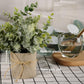 Small Fake Plants Mini Potted Artificial Plants Indoor for Home Office Farmhouse Kitchen Bathroom Table Decor