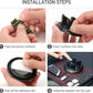 Non-Slip Phone Pad for 4-In-1 Car, Multifunctional Dashboard Anti-Slip Rubber Pad Mat，Universal 360°Rotation Car Phone Holder，With Replaceable Temporary Parking Card Number Plate and Aromatherapy