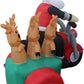 5 Foot Tall Christmas Inflatable Santa Claus and Three Reindeer on Motorcycle Outdoor Indoor Decoration