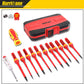 HURRICANE 1000V Insulated Electrician Screwdriver Set, All-In-One Premium Professional 13-Pieces CR-V Magnetic Phillips Slotted Pozidriv Torx Screwdriver
