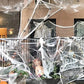 1200 Sqft Halloween Spider Web Decoration, Super Stretch DIY Cobwebs Bonus with 100 Fake Spiders, White Webbing Spooky Haunted House Garden Yard Home Office Tree Creepy Scene Props Indoor Outdoor Decor Party Supplies