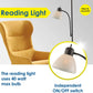 Adjustable Black Floor Lamp with Reading Light by LIGHTACCENTS - Susan Modern Standing Lamp for Living Room/Office Lamp 72" Tall - 150-Watt with Side Reading Light Corner Lamp (Black)