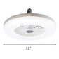 Modern Ceiling Fan with Light Low Profile Ceiling Fan LED Dimmable with Light Kit Lamp E27 Lamp Holder for Bedroom Bathroom Indoor Ceiling Fan