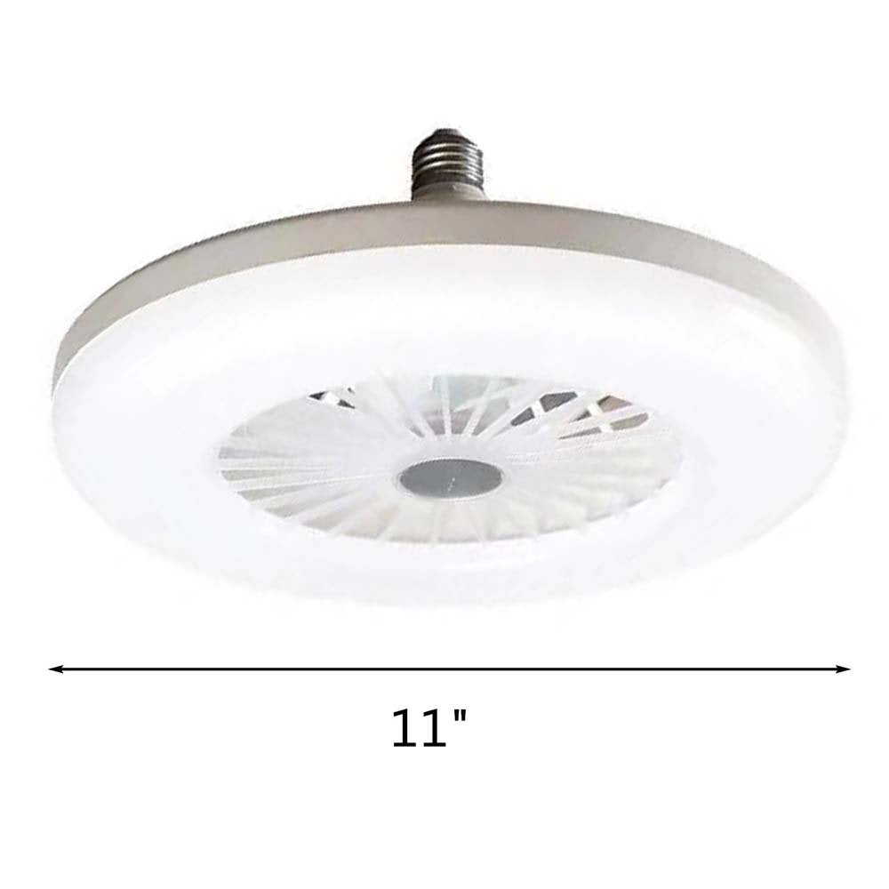Modern Ceiling Fan with Light Low Profile Ceiling Fan LED Dimmable with Light Kit Lamp E27 Lamp Holder for Bedroom Bathroom Indoor Ceiling Fan