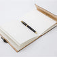 Handmade Leather Double Dragon Journal/Writing Notebook Diary/Bound Daily Notepad for Men & Women Unlined Paper Medium, Writing Pad Gift for Artit, ketch (8 X 6, Brown)
