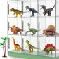 Dinosaur Toys for Kids 3-5 with Activity Play Mat & Trees, Realistic Jurassic Dinosaur Play Set to Create a Dino World Including T-Rex, Triceratops, Velociraptor, Great Gift for Boys & Girls