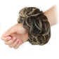 1PCS Messy Hair Bun Hair Scrunchies Extension Curly Wavy Messy Synthetic Chignon for Women Updo Hairpiece