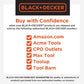 BLACK+DECKER Angle Grinder Tool, 4-1/2-Inch, 6 Amp (BDEG400)