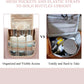 Toiletry Bag, Travel Toiletry Organizer with Hanging Hook, Water-Resistant Cosmetic Makeup Bag Travel Organizer for Shampoo, Full Sized Container, Toiletries, Pink