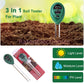3 in 1 Soil Moister Tester Water Ph Light Test Meter Kit Gardening Grass Plants