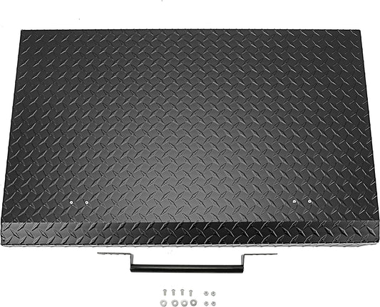 Black Outdoor 36” Griddle Grill Hard Cover Lid Waterproof Aluminum Compatible with Blackstone & More
