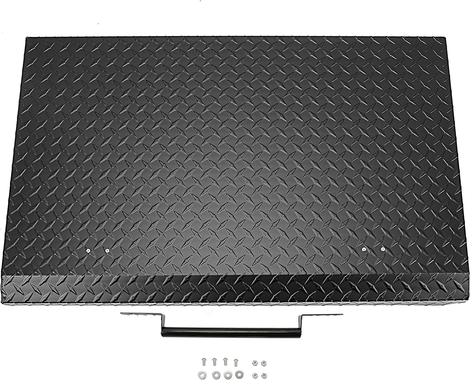 Black Outdoor 36” Griddle Grill Hard Cover Lid Waterproof Aluminum Compatible with Blackstone & More