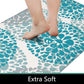 Kitchen Rugs Set anti Fatigue Kitchen Floor Mat Easy to Clean 2Piece Non Slip Comfort PVC Leather Heavy Duty Standing Mats Indoor Outdoor(17.3"×28" and 17.3"×47")