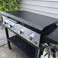Black Outdoor 36” Griddle Grill Hard Cover Lid Waterproof Aluminum Compatible with Blackstone & More