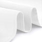 WEALUXE White Tablecloths for Rectangle Tables [60X102 Inch] White Table Clothes for 6 Foot Rectangle Tables, Washable Fabric Stain and Wrinkle Resistant [2 Pack]