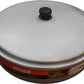 USA 17.9Qt JUMBO Traditional Colombian Caldero (Dutch Oven) for Cooking and Serving, Silver, 17.9 Quart