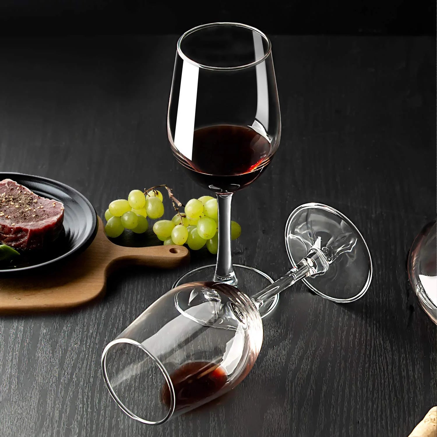 [Set of 8, 12 Ounce] All-Purpose Wine Glasses, Classic