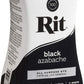 Rit Dye 88150 All Purpose Liquid Dye, Black, 8 Fl Oz