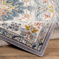 Anja Oriental Medallion Area Rug,5'2" X 7',Grey