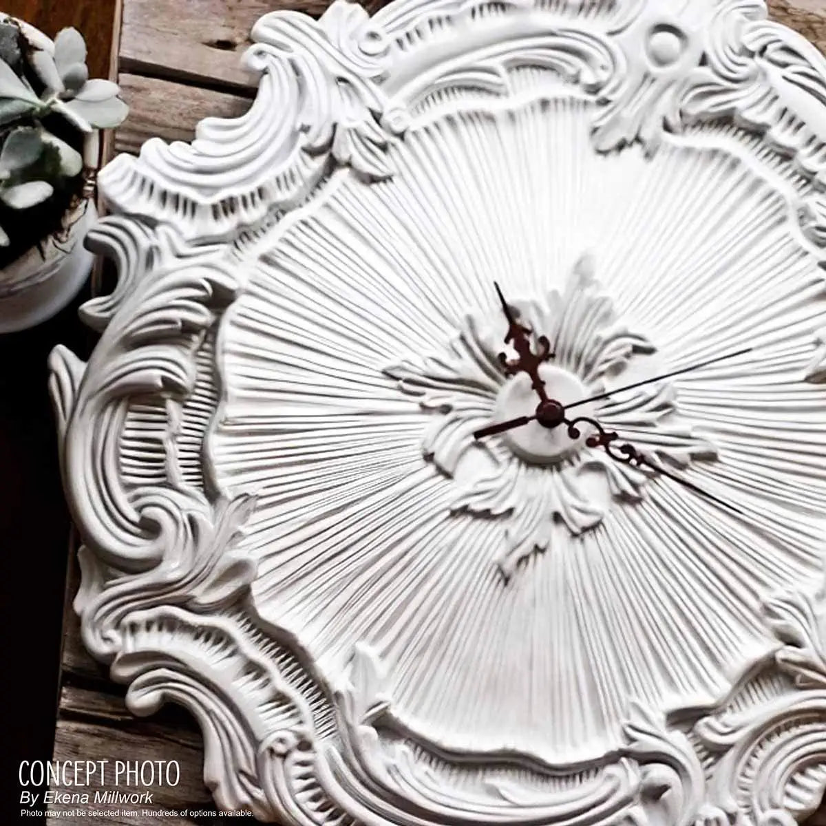CM18RO Rose Ceiling Medallion, 18"OD X 3 1/2"ID X 1 1/2"P, Factory Primed