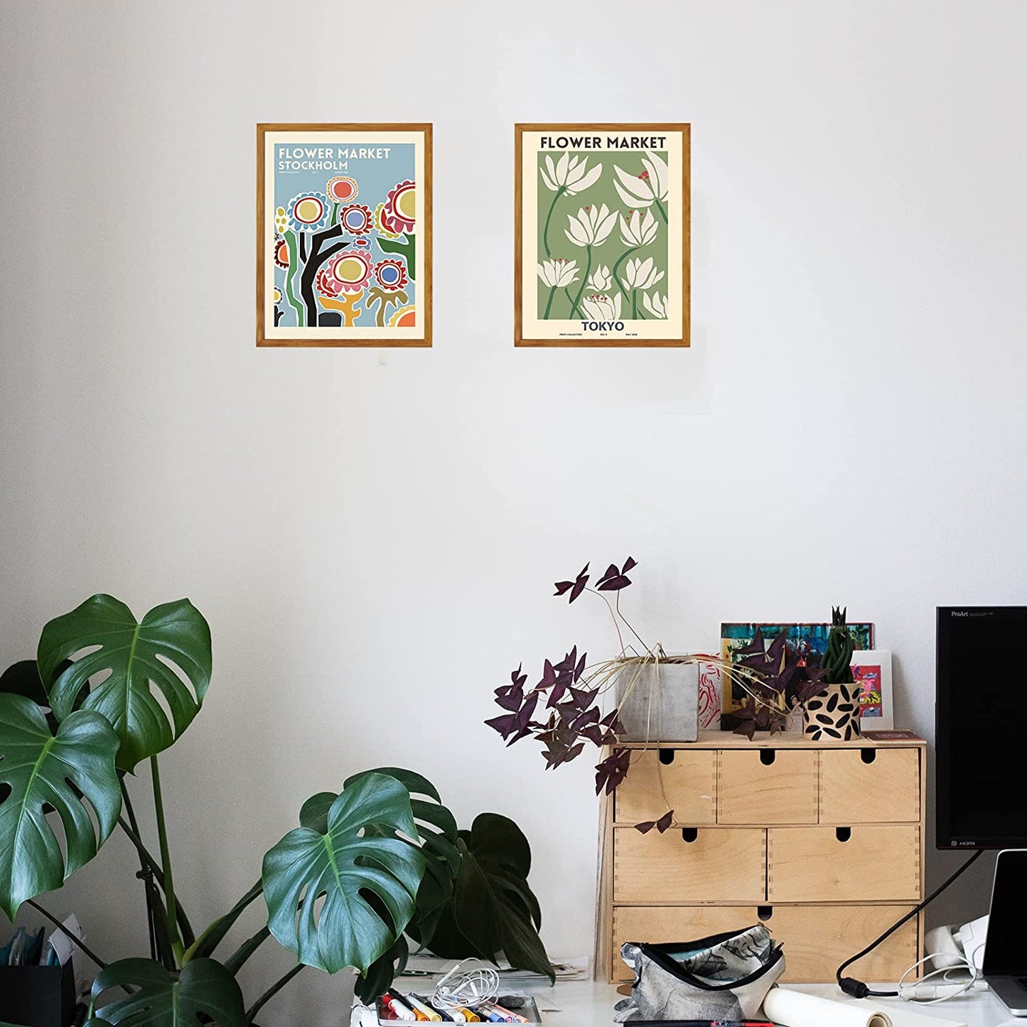 Flower Market Poster Matisse Wall Art Botanical Art Prints Wall Art for Living Room Posters for Room Aesthetic 8 X 12 Inch UNFRAMED