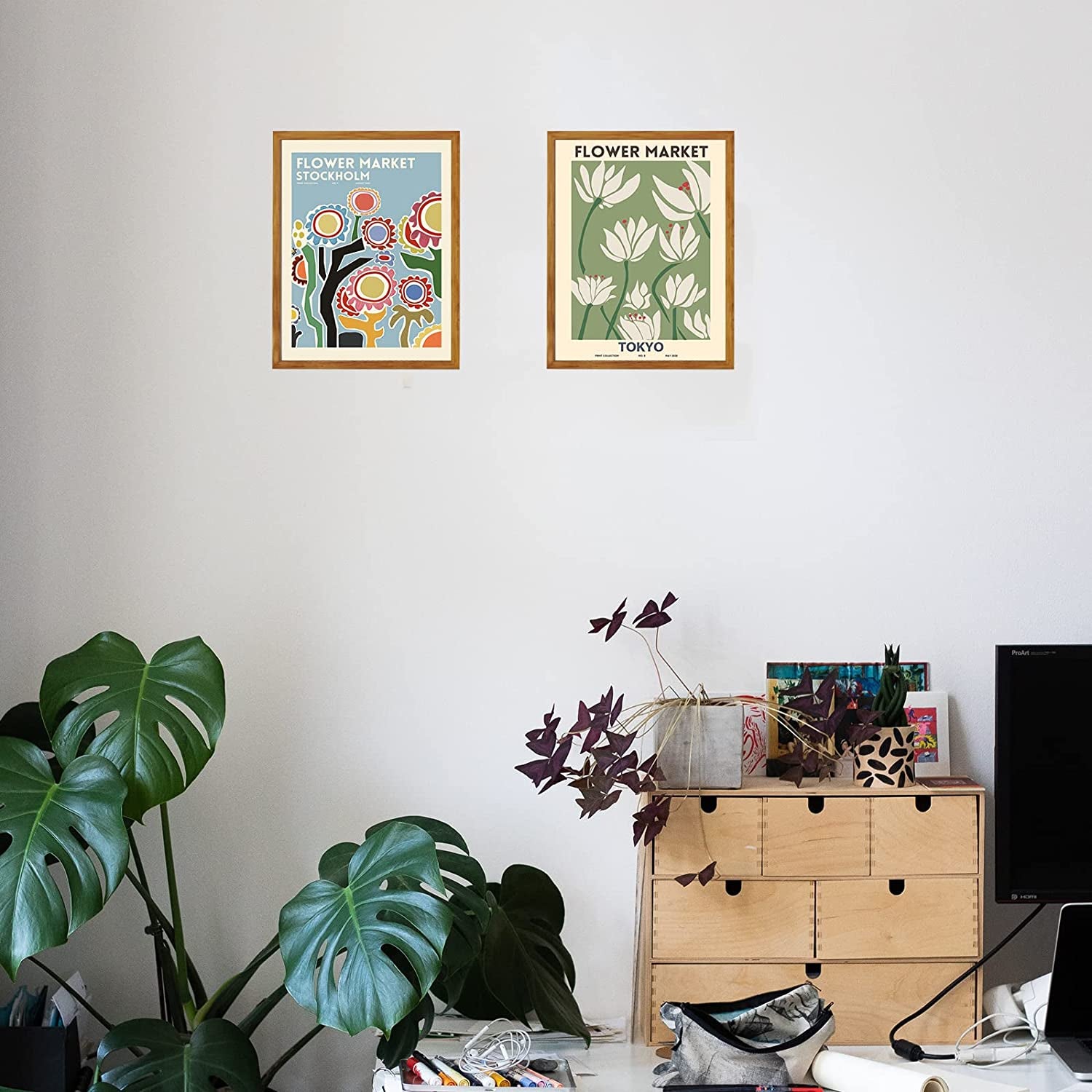 Flower Market Poster Matisse Wall Art Botanical Art Prints Wall Art for Living Room Posters for Room Aesthetic 8 X 12 Inch UNFRAMED