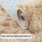 Soft Fluffy Bedroom Rugs - 6 X 9 Feet Indoor Shaggy Plush Area Rug for Boys Girls Kids Baby College Dorm Living Room Home Decor Floor Carpet, Camel