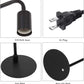 Industrial Table Lamp Set of 2, Small Black Metal Desk Lamp for Bedroom Nightstand Dressers Office Living Room Coffee Table College Dorm