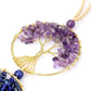 7 Chakra Stones Healing Crystals Tree of Life Wall Hanging Ornament Decoration for Good Luck Reiki Yoga Meditation Protection Mothers Day Mom Gifts