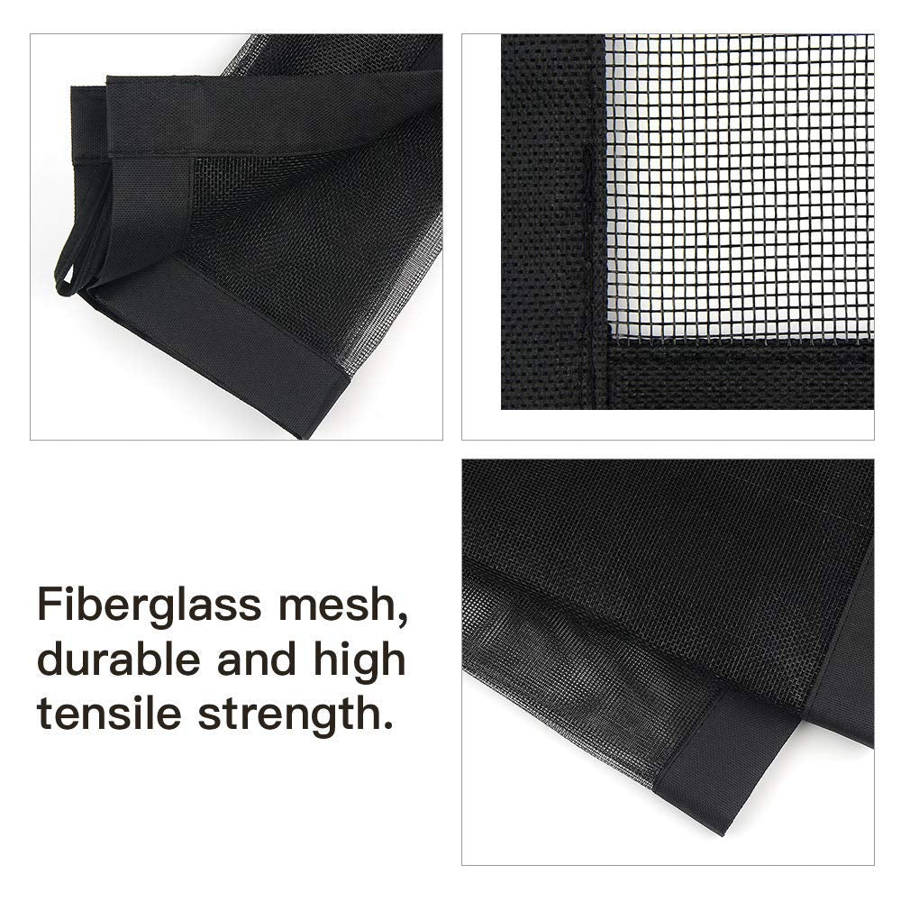 Magic Pet Gate for the House Stairs Providing a Safe Enclosure for Pets to Play and Rest, 12 Hooks (30'' X 70'')