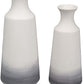 Modern Ceramic Flower Vase, Grey and White Decorative Vase for Pampas Grass, Set of 2 Terracotta Vases for Home Decor, Modern Farmhouse Decor, Living Room, Shelf Decor-12